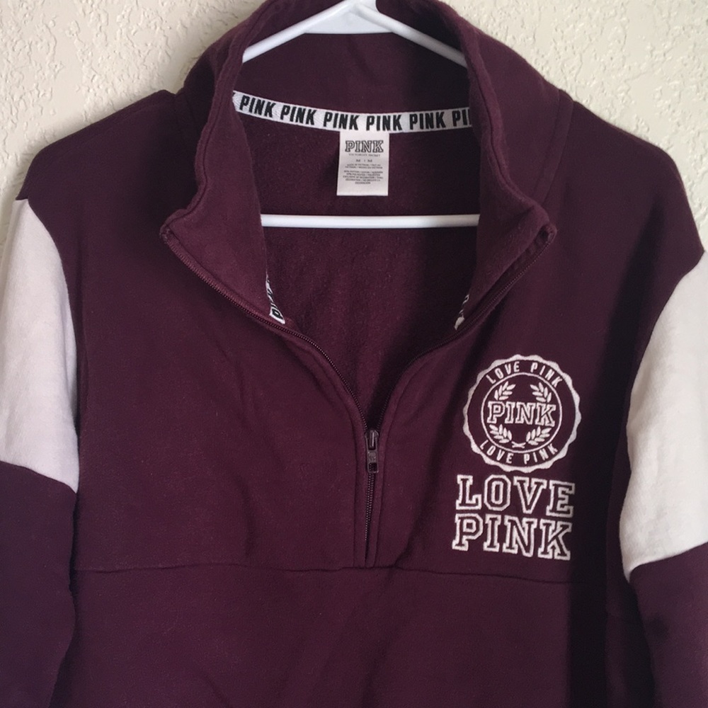 PINK Quarter Zip Sweatshirt